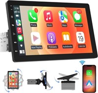 Single Din Wireless CarPlay Stereo - 10.1 Inch