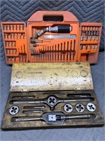 Drill bit set, Butterfield tap & die set...24b