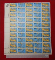 Sheet of US Stamp - 18 Cent- Yorktown/Jamestown