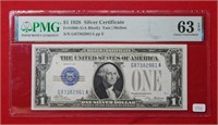 1928 $1 Silver Certificate PMG 63 EPQ
