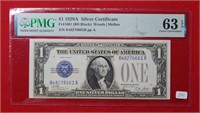 1928 A $1 Silver Certificate PMG 63 EPQ