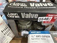 LAWN GENIE VALVE RETAIL $30