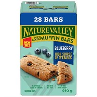 28-Pk 35 g Nature Valley Soft-Baked Muffin Bars,