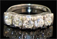 Platinum Brilliant 1.10 ct Natural Diamond Ring