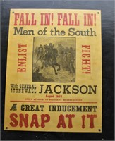 1862 General Stonewall Jackson Enlist Picture