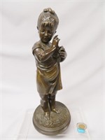 Le Cornet, bronze 12" high