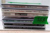CD'S Travis Tritt Kenny Rogers George Strait