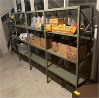 Metal Shelving Unit, 118x58x12in
*contents not