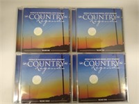 CD'S Country Legends Volume 1-4