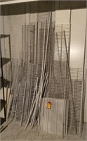 Metal Wire Shelf Racking, Disassembled, largest