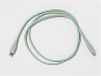 heyday™ River Green Lightning to USB-C Round Cable
