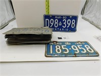 VINTAGE LICENCE PLATES