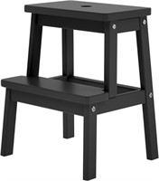 "As Is" Houchics Step Stool for Adults,Wooden Step