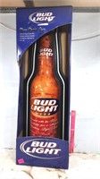 Bud Light Bottle Neon Sign NIB