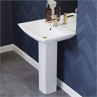 Sublime Pedestal Bathroom Vessel Sink