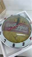 Nib Dr Pepper Bubble Clock