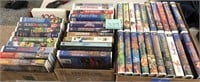 3 boxes VHS tapes, mostly kids movies