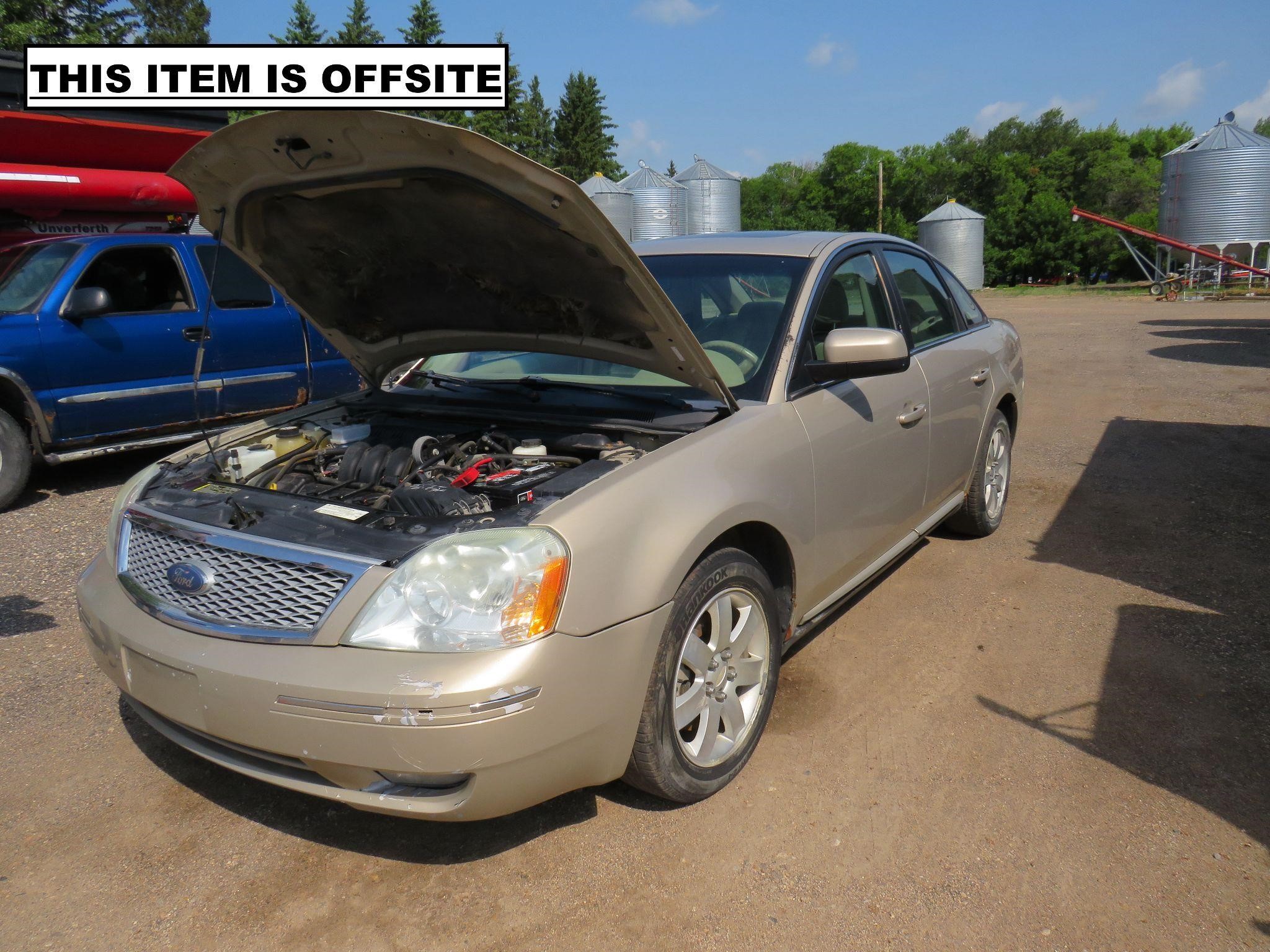 2007 FORD FIVE HUNDRED SEL AWD FOUR DOOR CAR