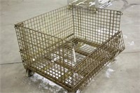 Metal Wire Crate, Approx 48"x36"x30"