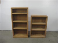 Two Wood Book Shelves See Info