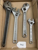 4 Cresent Wrenches