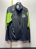 Adidas Sounders FC  large, zip up jacket