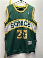 Seattle sonics XL 48 jersey