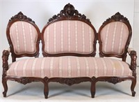 Victorian Sofa w/ Figural Elements