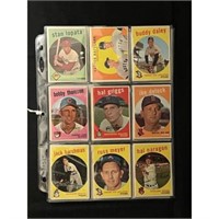 (54) 1959 Topps Baseball Cards Nice Condition