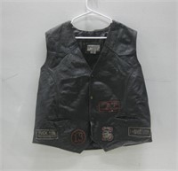 Vintage Leather Vest Sz 2XL Pre-Owned See Info