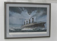 28"x 36.5" Framed Titanic Print