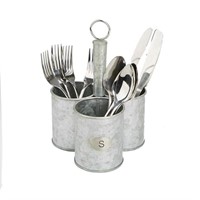 Mind Reader Utensil Holder, Silverware Organizer,