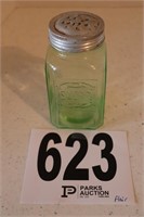 Vintage Depression/Vaseline Glass Sugar Shaker