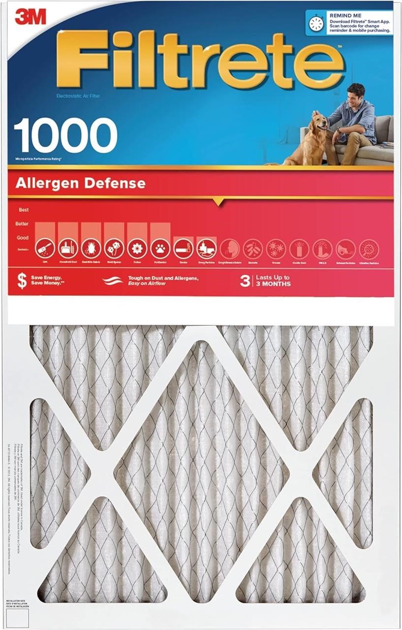 Filtrete 9829-4PK Allergen Filters  4-Pack