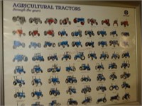 (4) Agricultural Tractors through the years