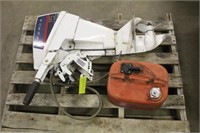 Force 15H.P. Outboard Boat Motor & 3.2 Gallon Gas