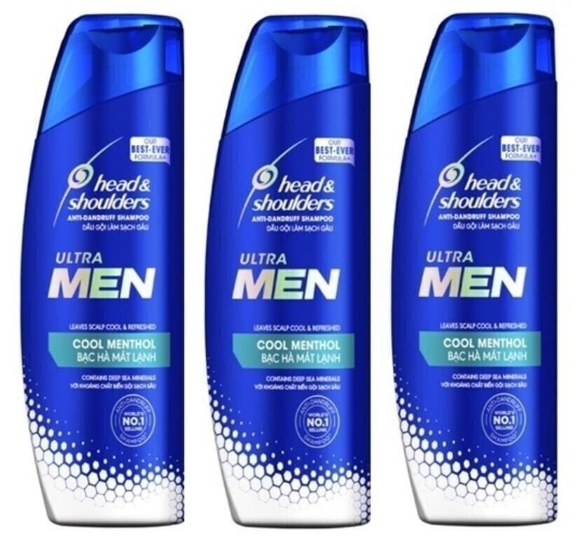 3x170mL HEAD & SHOULDERS ULTRA MEN – COOL MENTHOL