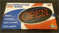 LED Open Sign- in Box