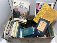 Box of books, yearbooks, misc