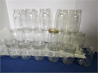 Canning Jars, Kerr,  Quart & pint,