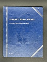 Liberty Head nickel collection in blue book