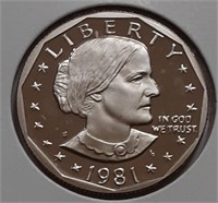 PROOF SUSAN B ANTHONY DOLLAR- 1981-S