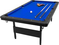 GoSports 7ft Blue Billiards Table - Portable