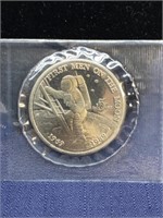 Marshall Islands coin 1989 $5 First Men On The