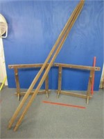 antique 9ft long quilting frame