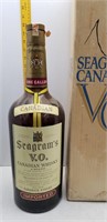1960’s SEAGRAMS CANADIAN WHISKEY 1 GALLON BOTTLE