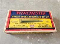 Full Box Winchester 30-30 Ammo