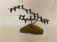 Metal Birds Sculpture