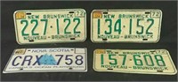 License plates  1972 & 1996