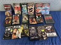 ECW AND WWF VHS TAPES AND DVD